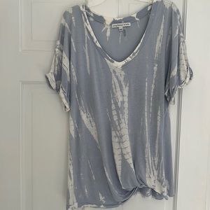 Young fabulous, and broke tie-dyed T-shirt